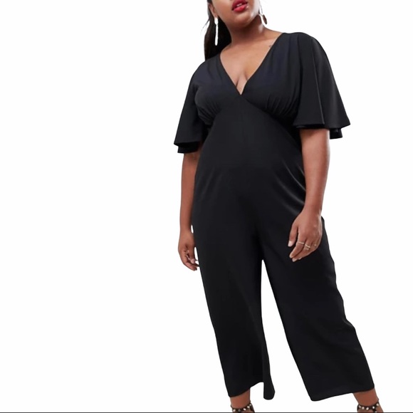 NWT ASOS DESIGN Curve tea jumpsuit | size 14 - Picture 2 of 8